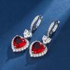 Zircon Hollow Star Stud Earrings for Women Classic Round Square Fashion Ear Cuffs