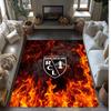 Lens FC Soccer Football Pattern Soft Area Rug Non Slip Indoor Floor Carpet Sports Decor Mat for Bedroom