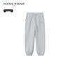Teenie Weenie Girls' Sweet Lace-Trimmed Fleece-Lined Sweatpants