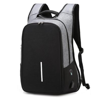 Password Lock Anti-Theft Men's Laptop Backpack with USB Port