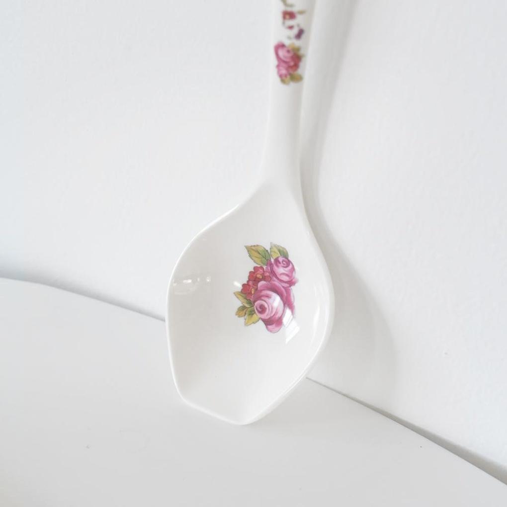Vintage Flower Melamine Cookware Stir-fryer