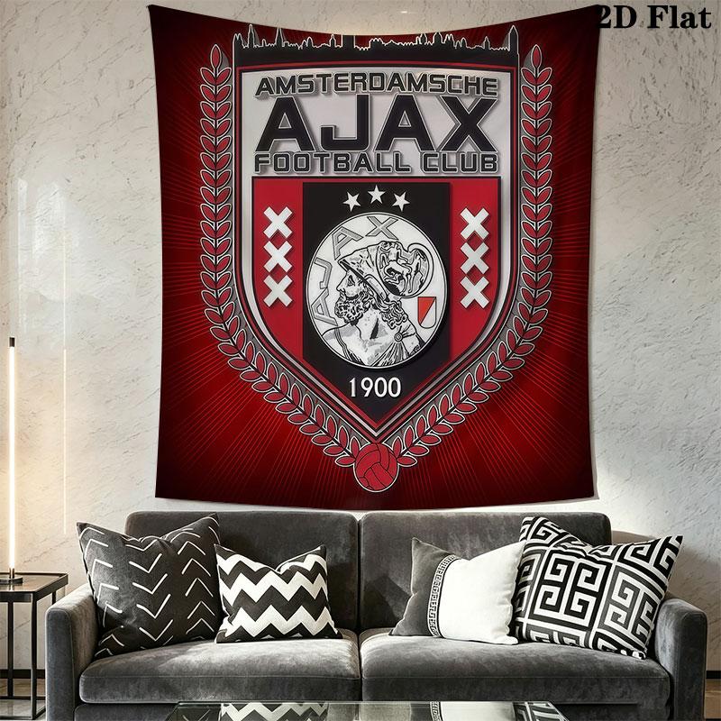 AFC Ajax Poster Wall Hanging Printed Fabric Blanket Decorative Tapestries for Bedroom Living Room Home Decor