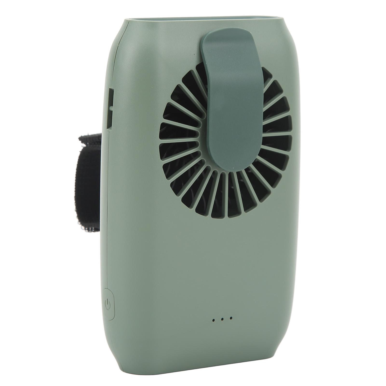 USB Portable Fan Multifunctional Three Wind Speed Adjustment USB Charging Mini Fan for Cycling Hiking Travel