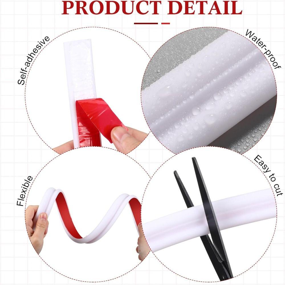 Self-Adhesive Chair Rail Panel Molding TPE Wall Protector NEW Wall Decoration Molding Trim  Mirror