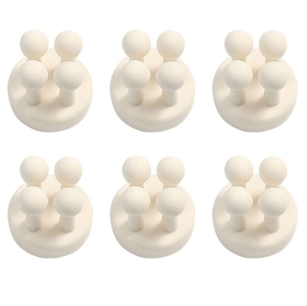 Self Adhesive Silicone Hook Bathroom Razor Holder Storage Hook Wall Shaving Shaver Shelf Toothbrush Holders Organization