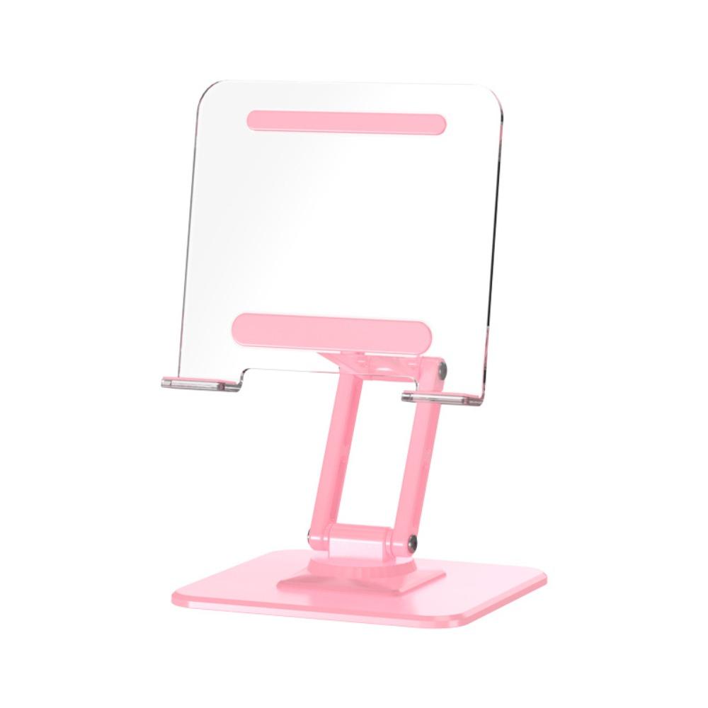 Metal Frame Tablet Foldable Holder Transparent Tablet Phone Bracket Foldable Tablet Stand  Office