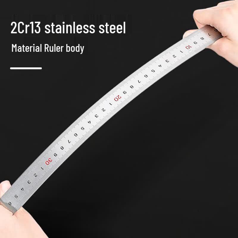 Deli 100cm Stainless Steel Ruler