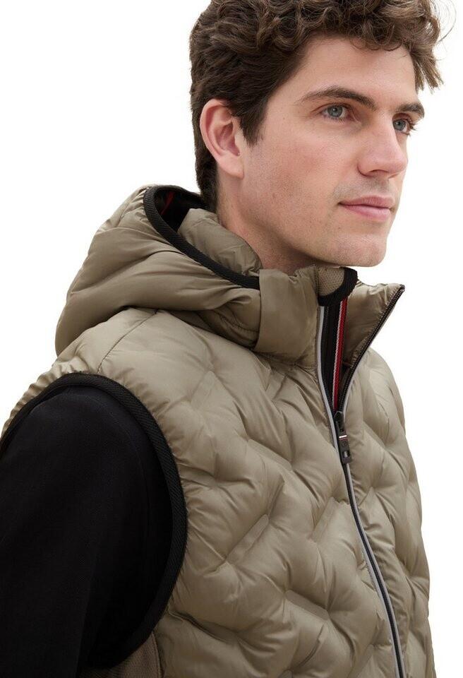 Winter Jacket Tom Tailor Hybrid Vest with Hood (1041313) Smoky Olive Green