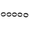5pcs set 10mm Bike Headset Washer Glossy Surface Durable Mountain Bike Front Fork WasherBlack