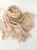 Elegant Women Cotton Linen Silk Scarf Wrap Shawl Sweet Bow Print Ladies Sunscreen Bandanas Hijab Mujer Scarve Pareo Casual New