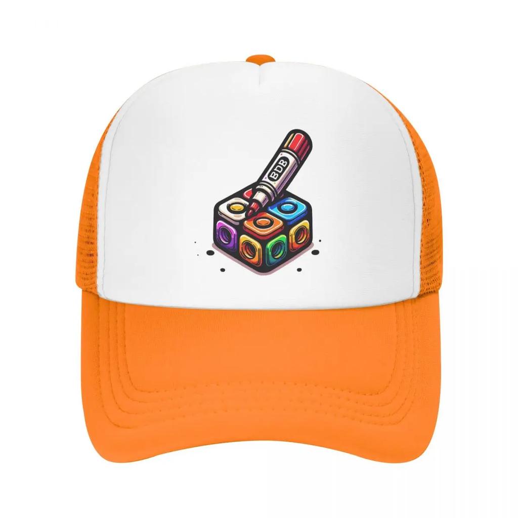 Marker Bfdi Cap Fashion Casual Mesh Baseball Caps Adjustable Hat Hip Hop Summer Unisex Baseball Hats Polychromatic