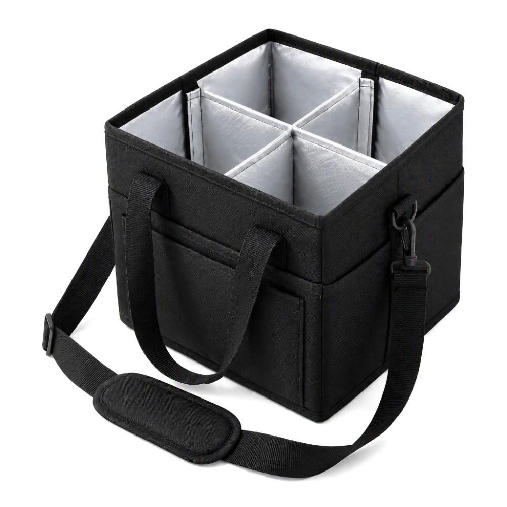 Oxford Cloth Insulated Water Bottle Holder Convenient Foldable Beverage Organizer  Hiking