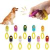 Training Portable with Wrist Strap Cute Dog Clicker Dog Whistle Puppy Training Accessories Dog Toy