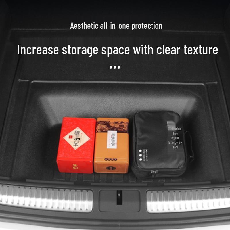 Xpeng G9 2024 Trunk Mat and Rear Seat Protector - TPE, Odorless, Eco-Friendly
