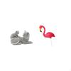 Cat Bird Sculpture Tabletop Ornament Art Crafts Decorative Figurine Animal Statue for Bedroom Living