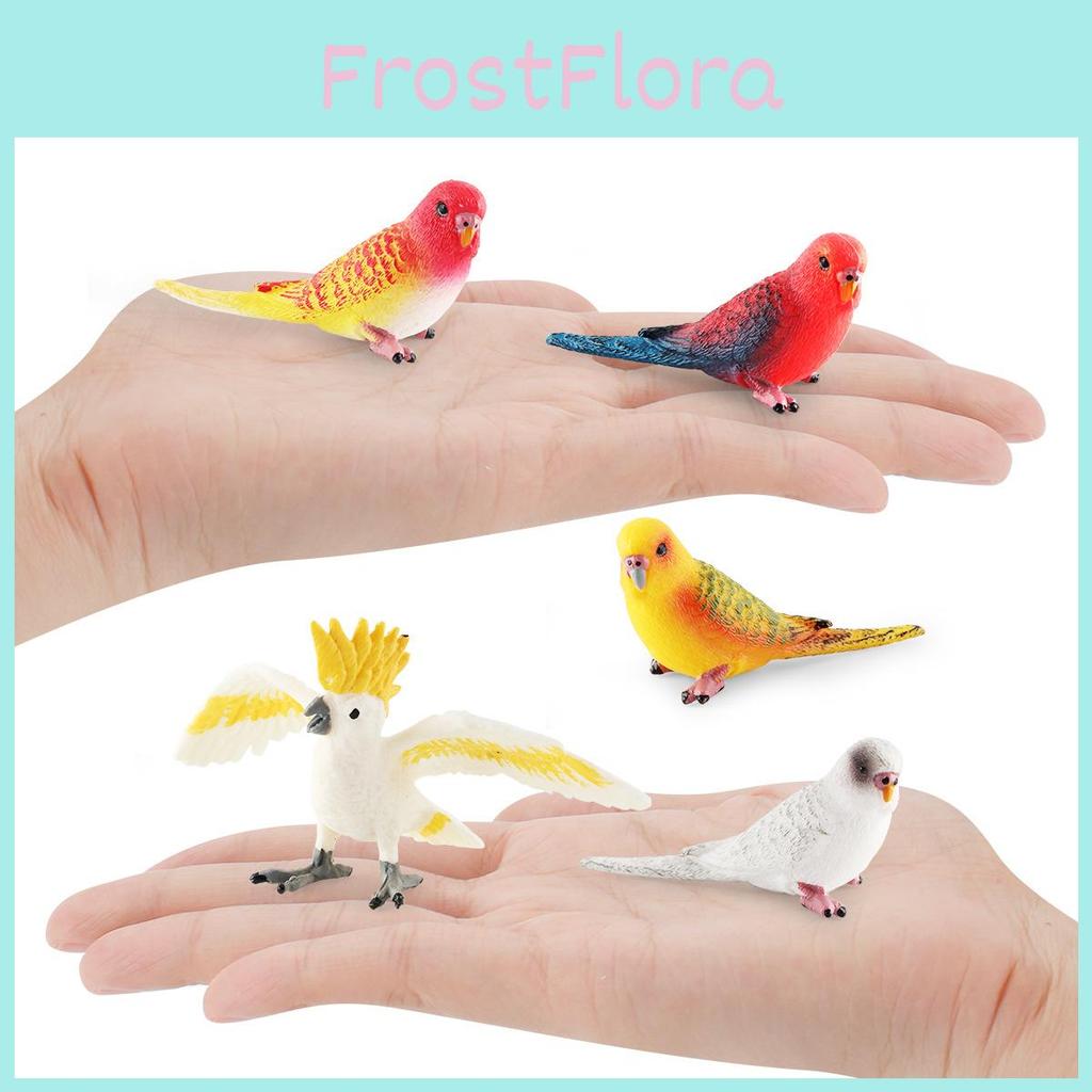 Parrot Animal Model Pvc Desktop Ornament For Kids Science And Cognitive Development