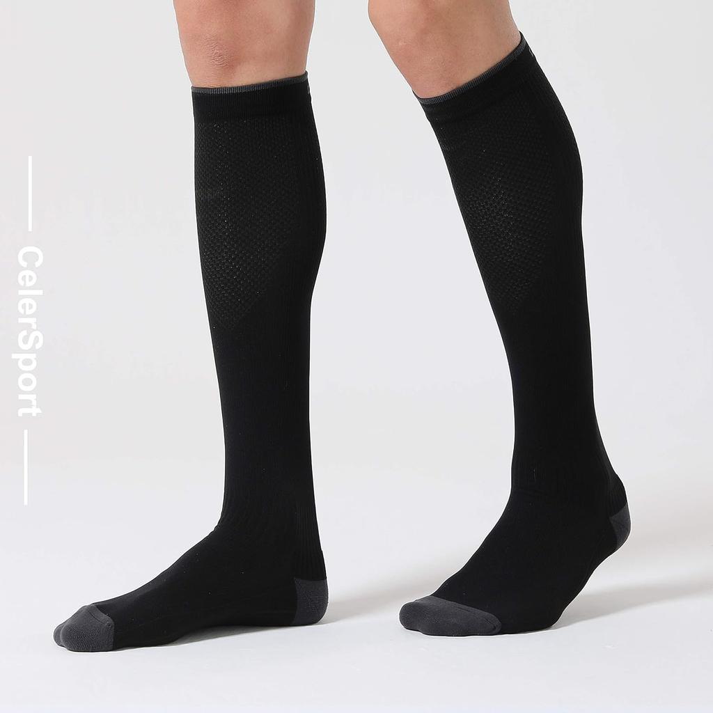 1 Paar Kompressionssocken für Damen und Herren 20-30 mmHg Lauf-Stützsocken