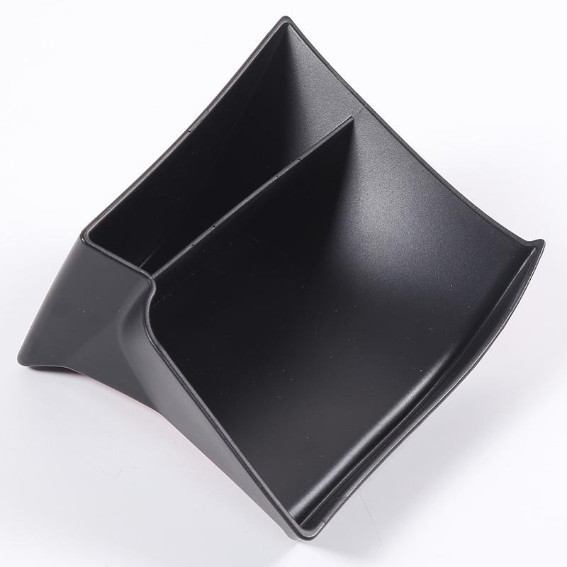 For Toyota Sienna For Toyota Granvia -23 Svart Bil sentralkontroll luftuttak oppbevaringsboks mobiltelefonbrett bil