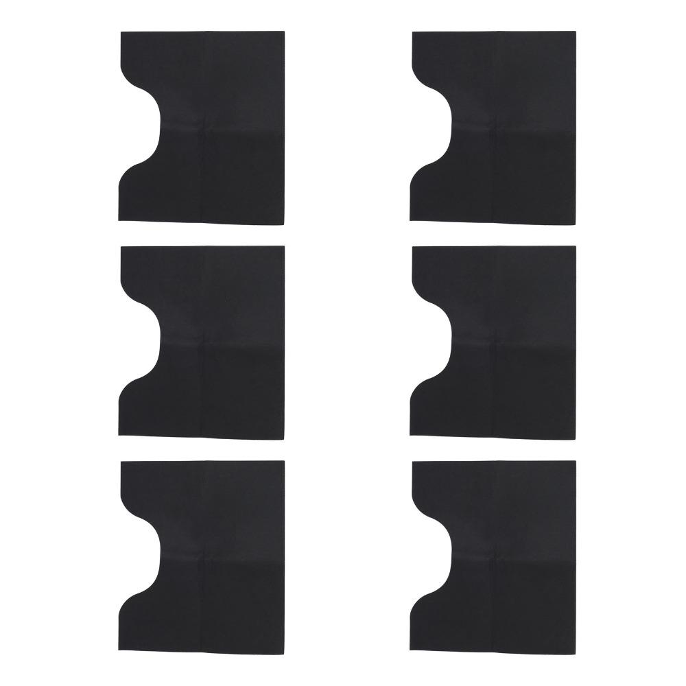 6 Pack U Shape Toilet Rug Washable Toilet Floor Mat Durable Toilet Mat Bathroom