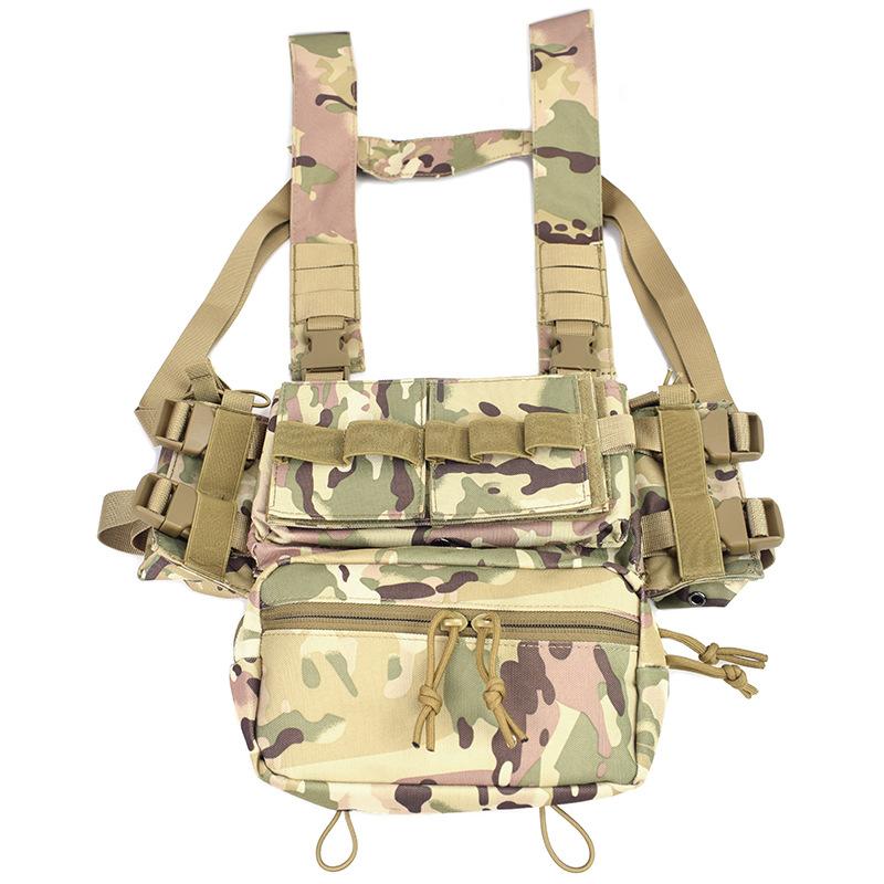 Grensoverschrijdend, militaire fans buiten MK3 borsthangend tactisch vest 1000D nylon lichtgewicht tactische buidelvest vest vest