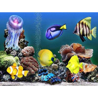 Full Round Drill 5D DIY Diamond Painting Scenery Aquarium Embroidery Cross Stitch