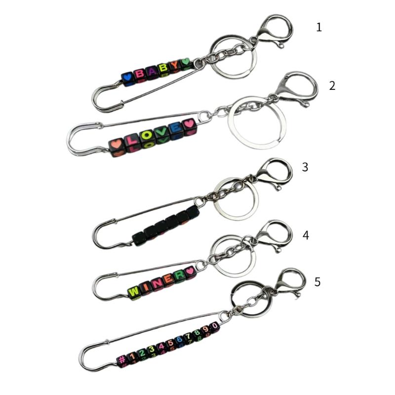 Unique Keychain Acrylic Keychain Fashionable Key Holder for Key Bag Decoration