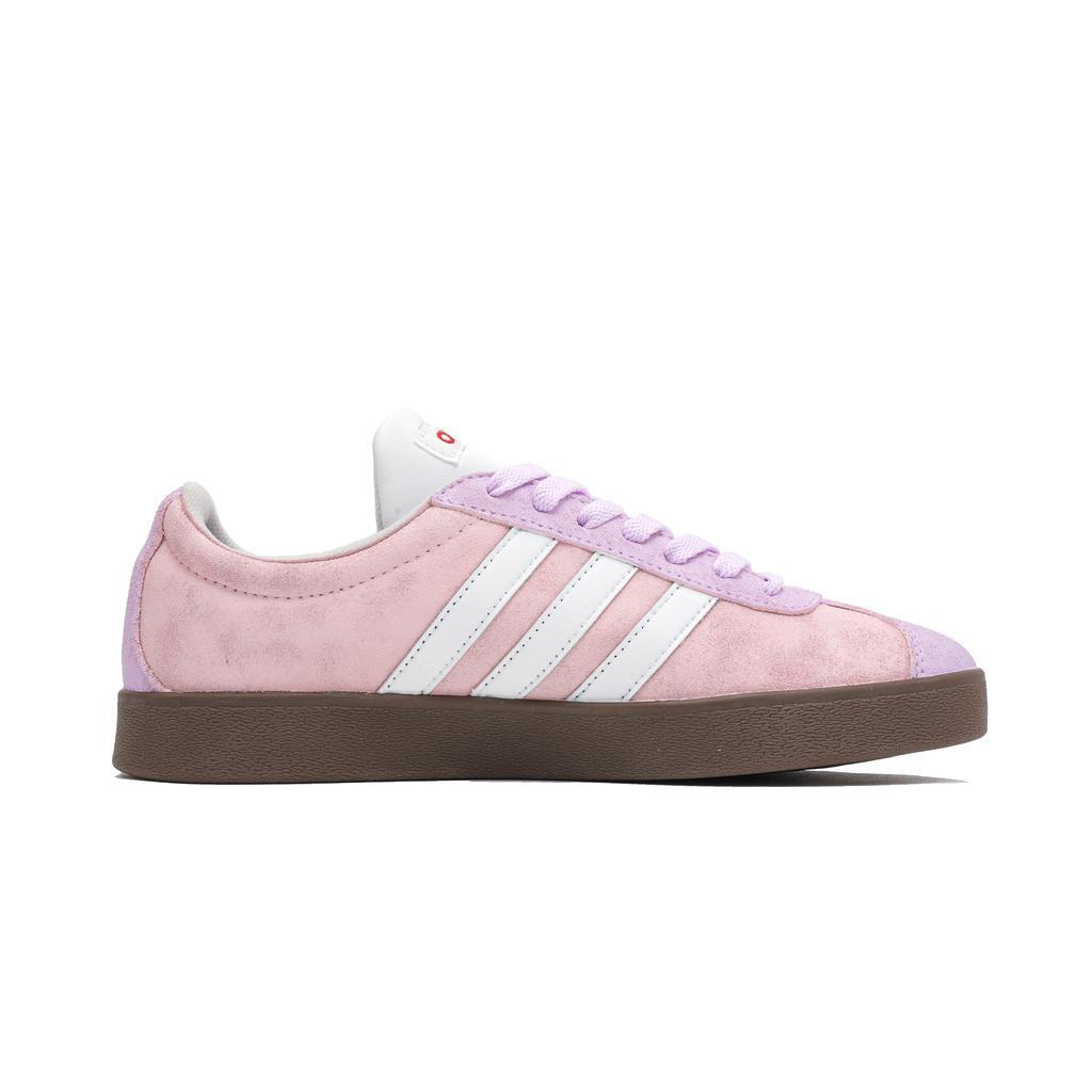 adidas VL COURT 2.0 Low Top Skateboard Shoes Unisex Pink HQ1802(Team1166-)