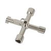 Key Wrench Cross Switch Alloy Universal Square Wrench For Elevator Electrical Cupboard Box Cabinet Socket Wrench Multi Function