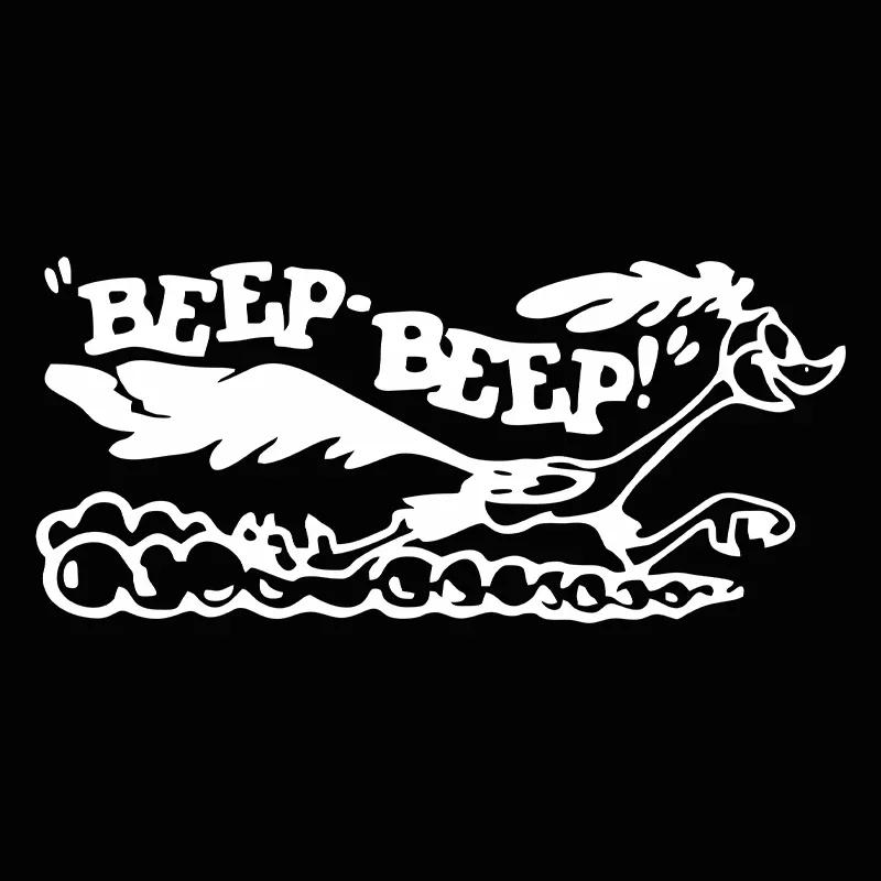 17x7.7cm Samolepka Road Runner Kreslená Staré Rychlé Auto Nákladní Auto Laptop Vinylové Doplňky Deca Auto Dekorativní Doplňky