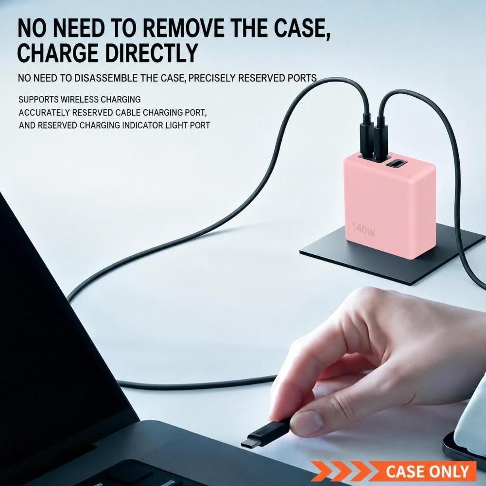 Shockproof Silicone Case Dustproof Carrying Case for DJI Power 140W GaN Charger Travel