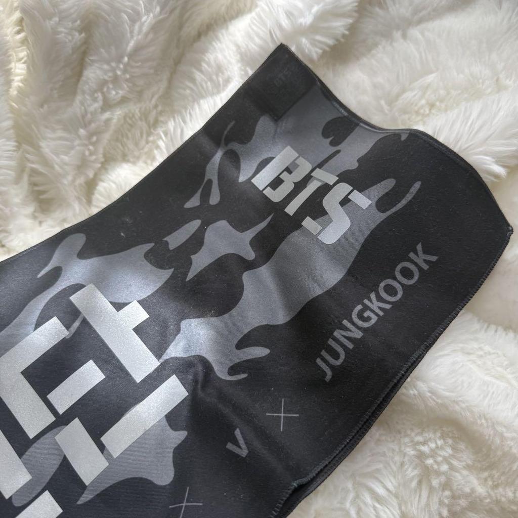 [GEBRAUCHT] BTS Bangtan Amibomb ver.2 Schwarzes Stoff-Slogan (mit zwei Beuteln)