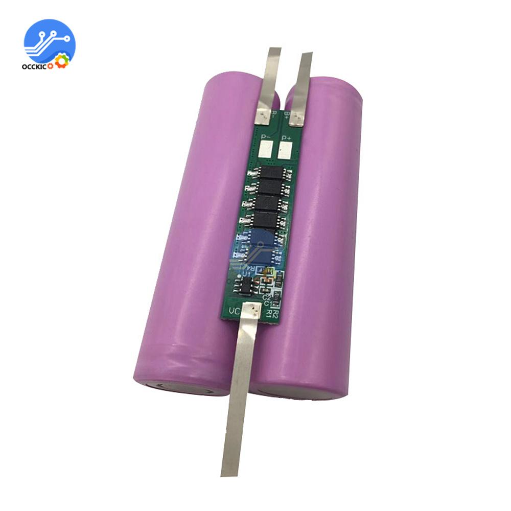 BMS 2S 7.4V Protection Board 2A 3A 4.5A 6A 7.5A 9A For 18650 Lithium Battery Protective Plate 1-6MOS With Nickel Strip