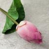 Long Stem Simulation Lotus Flower Green Plant Decorative Flower  Home Decoration