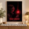 Obito Uchiha Custom Name Diamond Painting Personalized 5D Full Drill DIY Diamond Art Home Decor