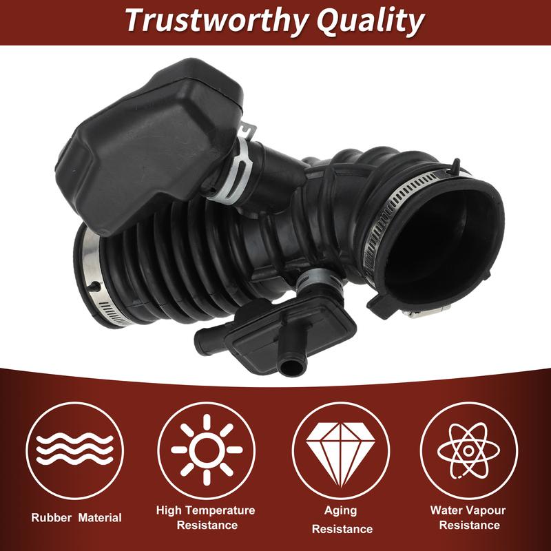 UXCELL Air Intake Hose with Clamps for Infiniti FX35 2009-2012 No.165761CB1A/165761CB0A