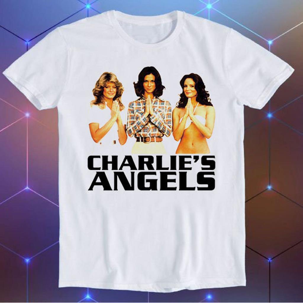 Charlies Angels Retro 70s TV Farrah Fawcett Hawaii Five-O Magnum Tee Meme Movie Music Cool Funny Gift T-Shirt E133