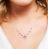 Collana Stella e Luna Reale Nuova Collezione Primavera Catena a Maglie Raffinata Gioielleria Europa Argento Sterling 925 Bijoux Alla Moda Regalo Per Donne