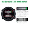 Yooreal 12/24V 36/48V 72V Golf Cart Battery Meter,Hour Meter&Battery Indicator Gauge Meter Lead-Acid Battery(Excluded Trojan),Charging Reminder,for