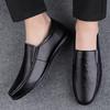 Golden Sapling Classics Mens Soft Leather Moccasins Black Loafers Male Business Leisure Boat Shoes Outdoor Daily Walking Shoe