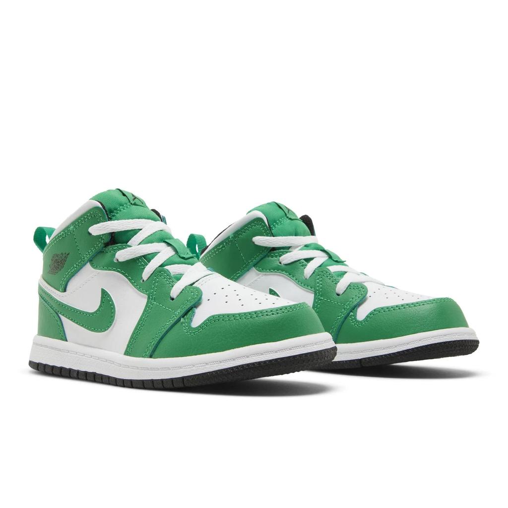 Air Jordan 1 Mid Toddler 'Lucky Green' (Unisex) Lucky Green / Black / White Toddler Shoes DQ8425 301