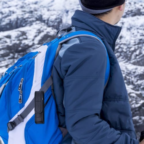 3.2x14cm Belt Flashlight Holder, Light Pouch, Belt Flashlight Holster, Nylon Flashlight Carry Case, Belt Pouch, Waterproof Nylon Portable Flashlight H