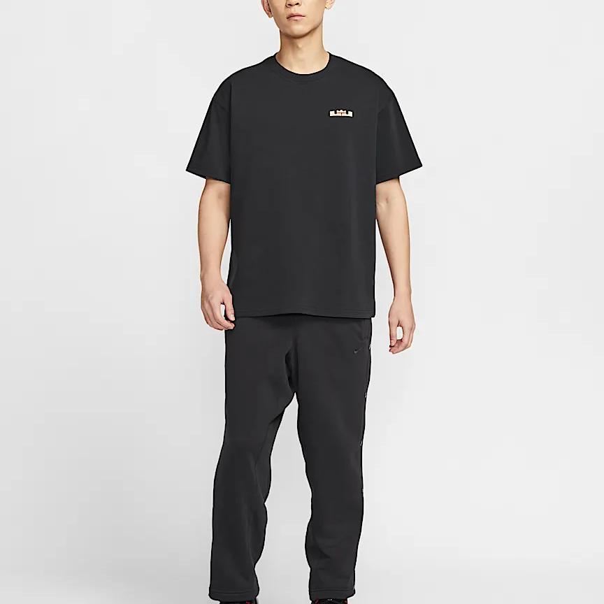 Nike LeBron James Loose Casual Short Sleeve T-Shirt Men Tops Black HJ3413010