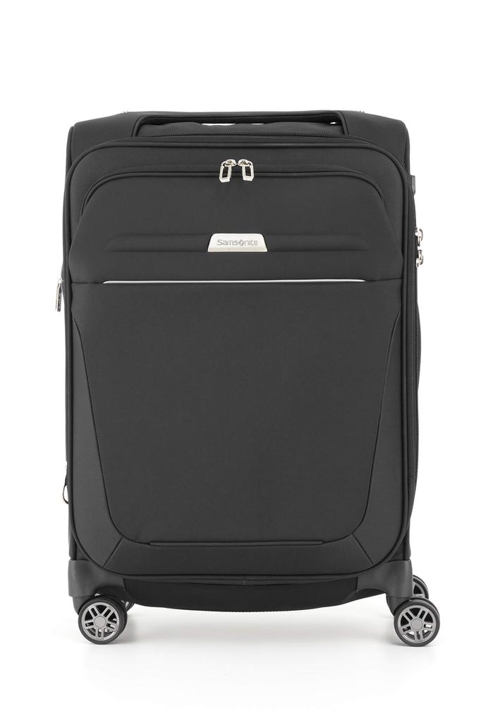 Samsonite Be-Lite Four Spinner 55/20 Expandable Suitcase, Carry-On Compatible, Warranty Included, 38L, 55cm, 2.1kg, Black