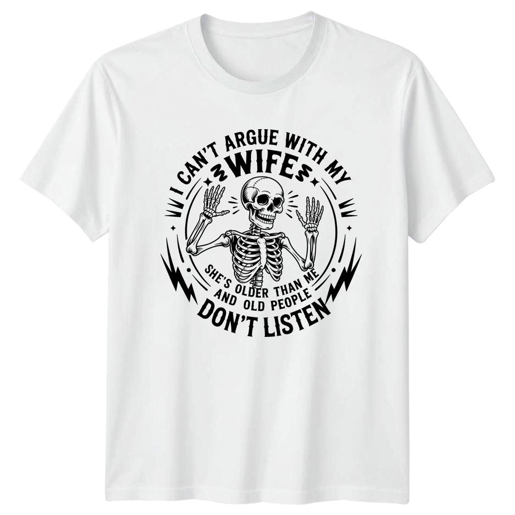 I Cant Argue With My Wife Unisexs TShirt Sarcastic Husband Humor Birthday
