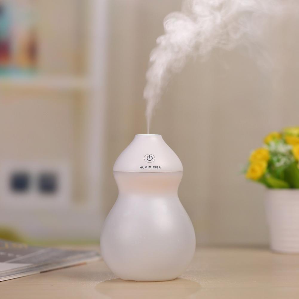 Cute Calabash Humidifier LED Night Light Moisturizing Instrument for Home Car Decoration