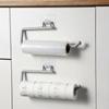 Nail-free Bathroom Organizer Kitchen Paper Roll Holder Roll Paper Rack Storage Tissue Holder