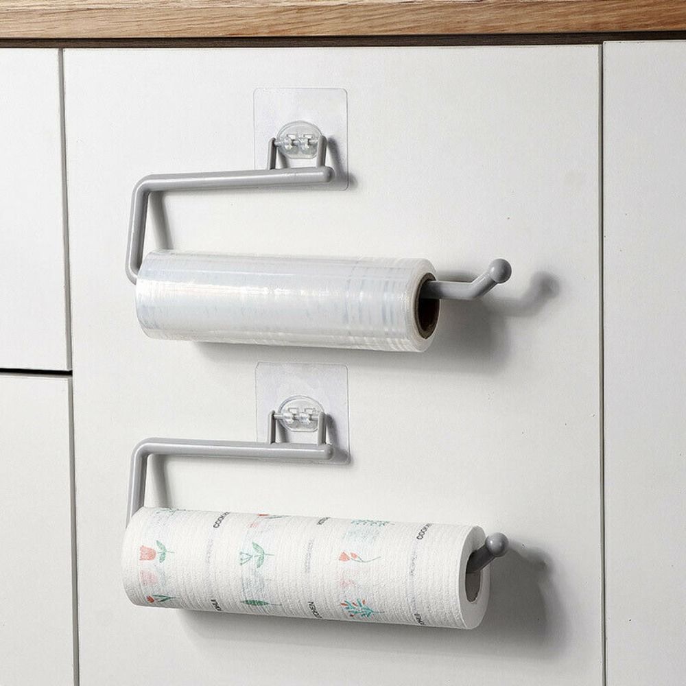 Nail-free Bathroom Organizer Kitchen Paper Roll Holder Roll Paper Rack Storage Tissue Holder