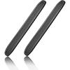 runmade Black Anti-Collision Patch Bumper Guard Strip Anti-Scratch Bumper Protector Trim Universal for Cars SUV Pickup Truck (2 Pack)
