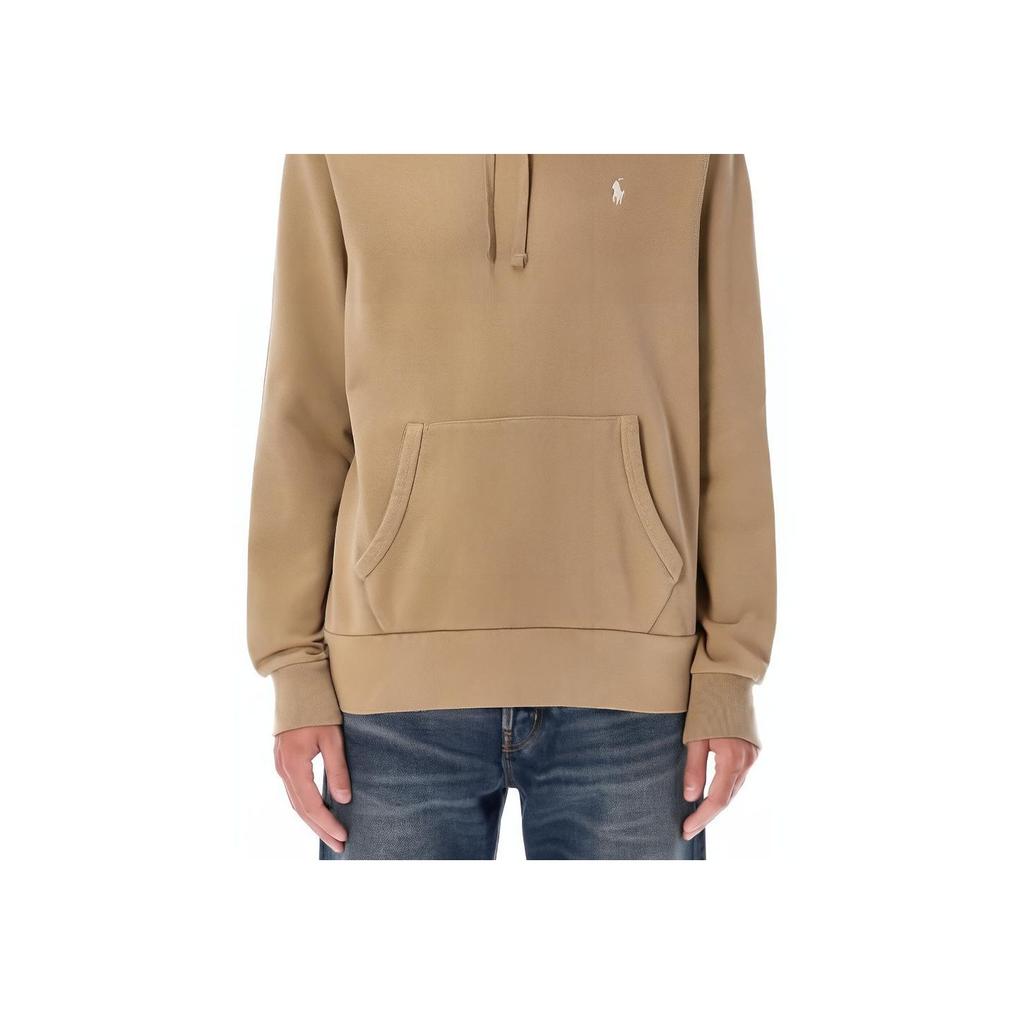 Polo Ralph Lauren Einfarbiges Logo Kapuzenpullover Langarm Sweatshirt Herren sweatshirt Khaki 710916690-020