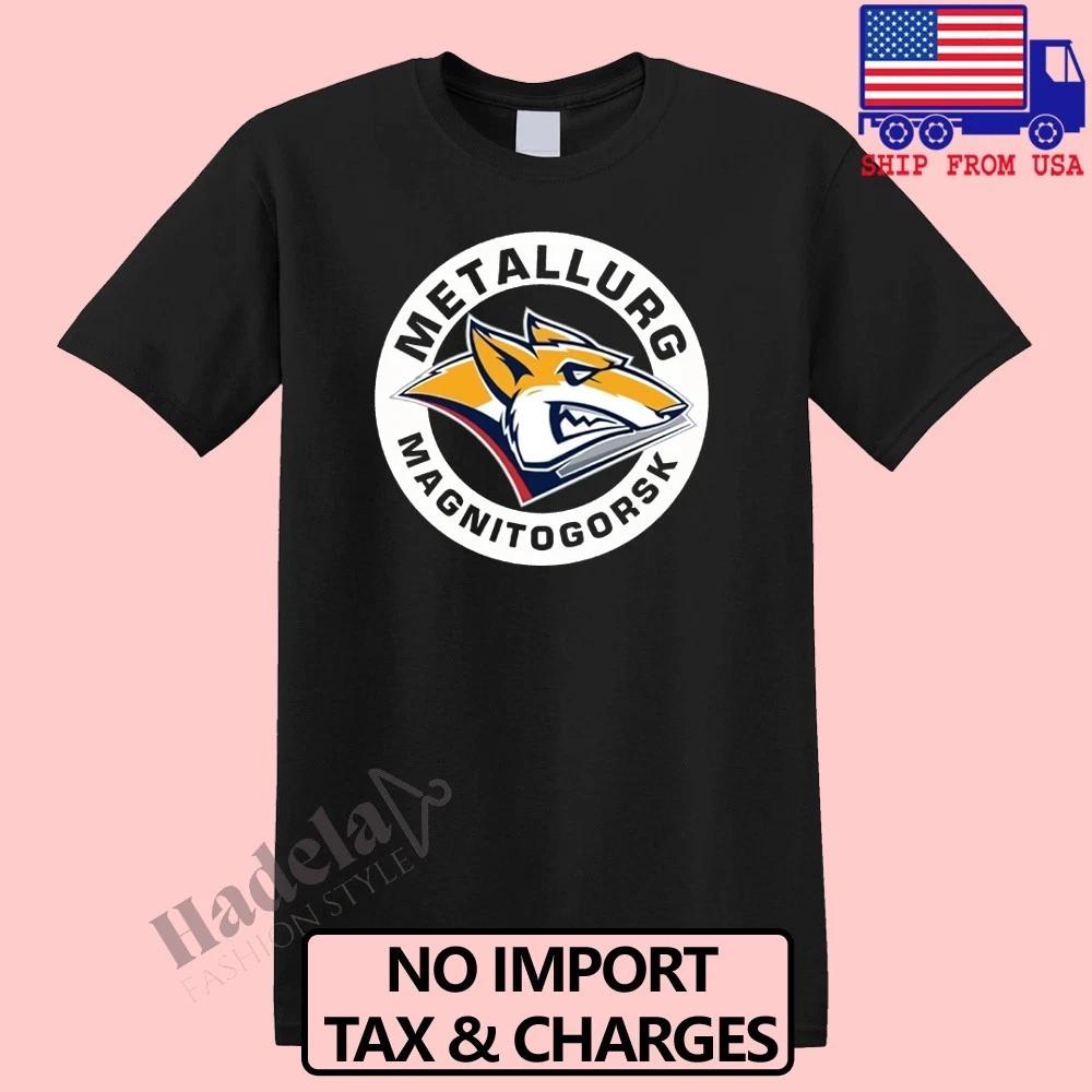 Metallurg Magnitogorsk Khl Russian Professional Hockey Men s Black Size S-5XL L